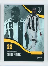2024-25 Timothy Weah Daka Ineffable Juventus Team Set Base Gold Soccer Card 1/10