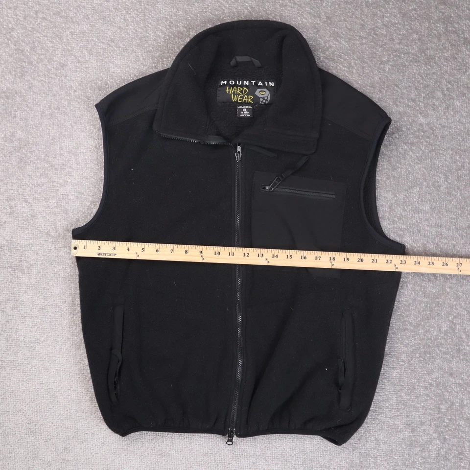 Chaleco sin mangas vintage Mountain Hardware negro XL polar Foto 3 de 4