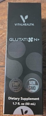 VitalHealth Glutathione Antioxidant Drops Non-GMO GMP Quality 1.7 fl oz (50 mL)