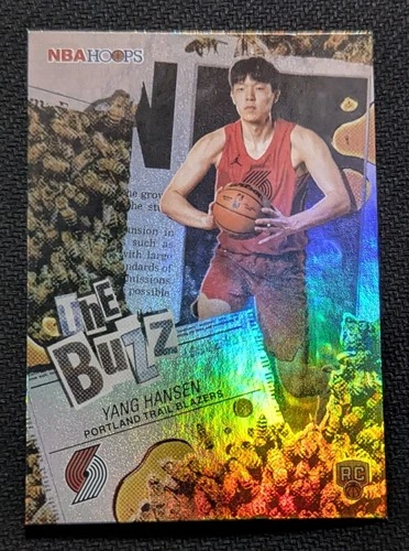 2025-26 Topps NBA Hoops Yang Hansen #TB-16 The Buzz Rookie Blazers