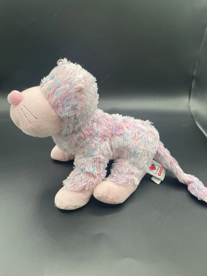 Rare Vintage 2000’s Ganz Webkinz Bubblegum Cheeky Cat Pink Blue Plush Toy - Image 2 of 4