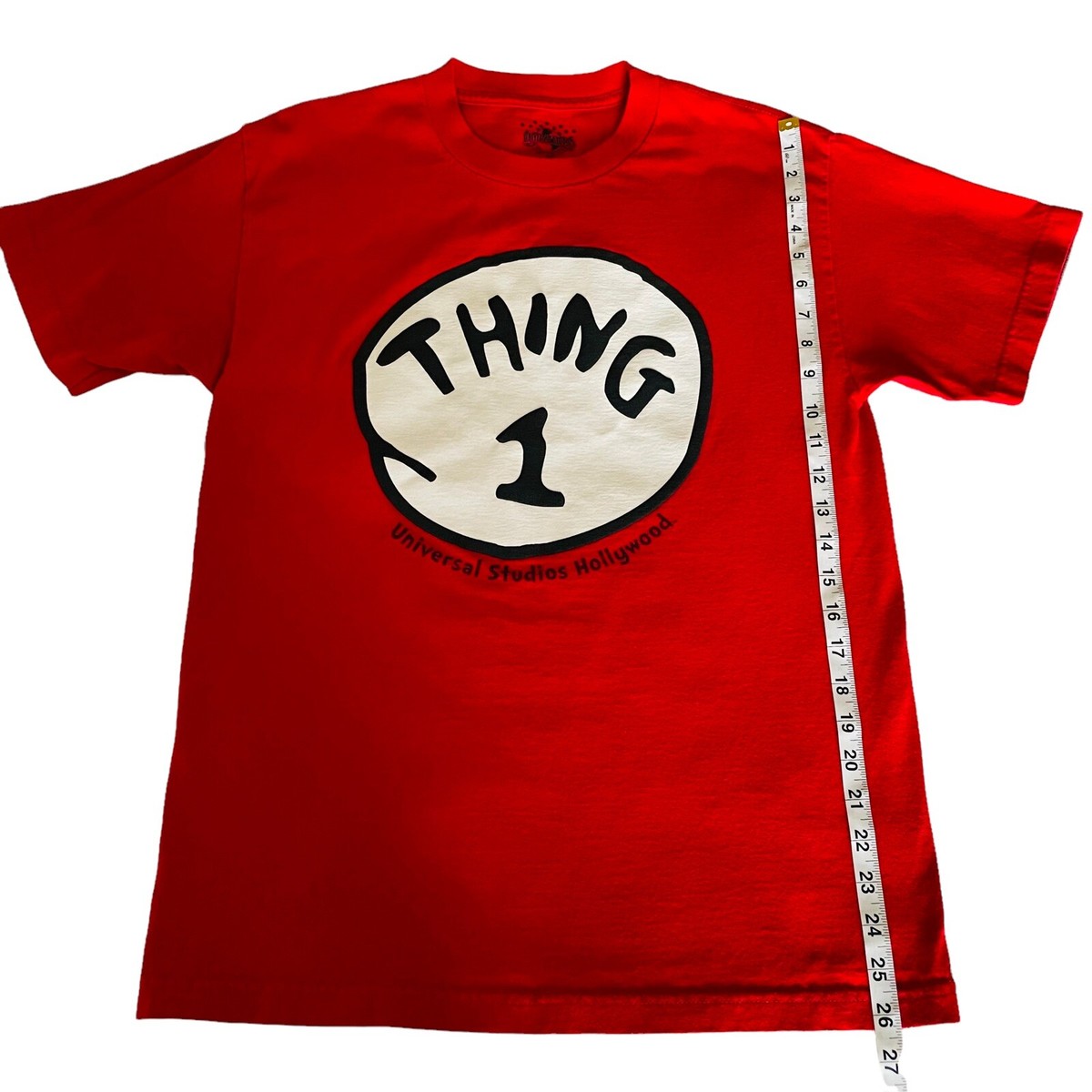 Universal Studios Dr Seuss Thing 1 Adult Size Medium Red T-Shirt 100%  Cotton | eBay
