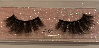 NEW #104 NATURAL LONG 3D MINK EYELASHES CRUELTY FREE 13MM IN US!!