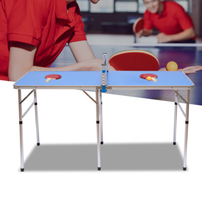 Klappbar Tischtennis Outdoor Sport Tischtennisplatte Tischtennistisch Mit Netz