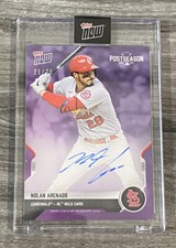 Nolan Arenado 2021 Topps Now MLB Postseason Autograph Auto - Blue #21/25