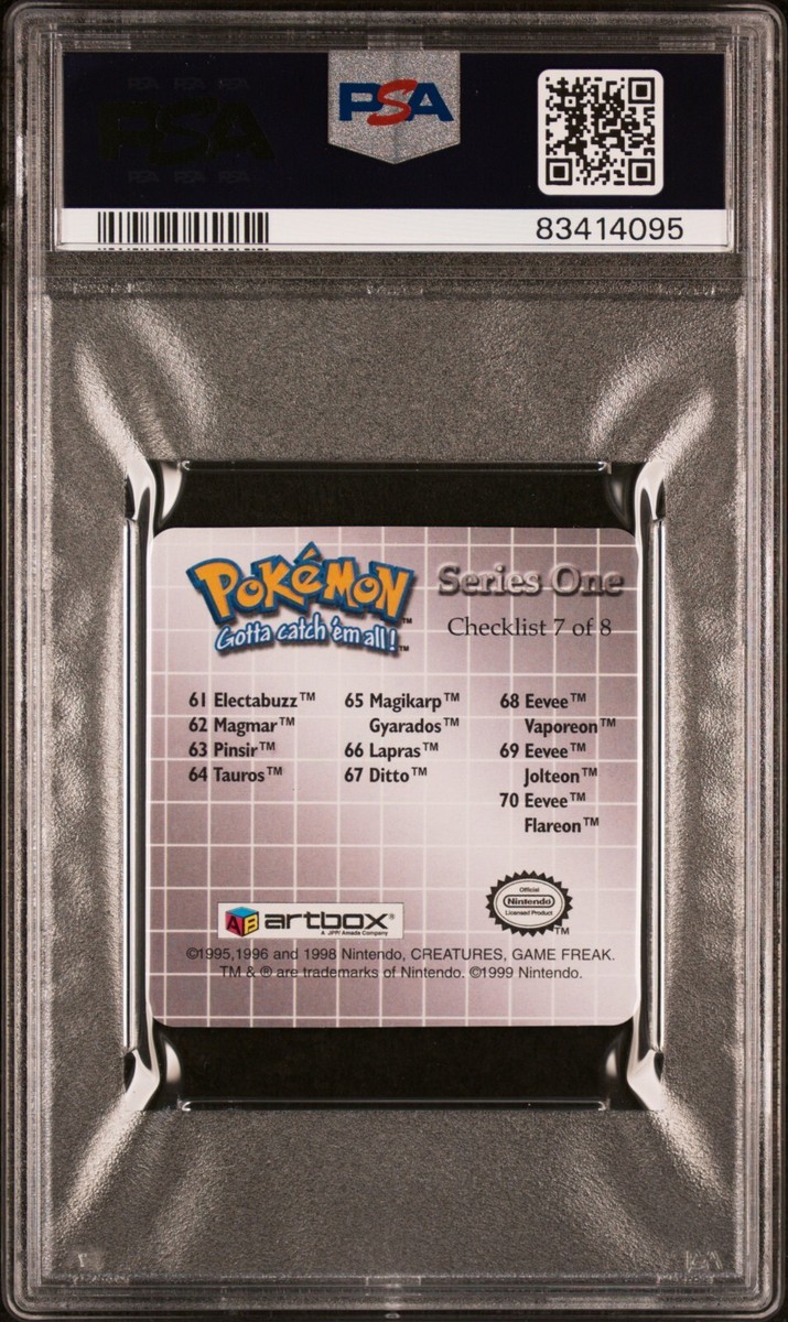 Pokemon Eevee Flareon #70 Action Flipz Series One PSA 9 MINT | eBay