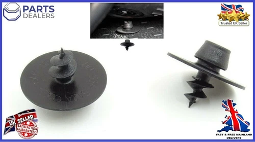 GENUINE AUDI VW SEAT SKODA FLOOR MAT CARPET FIXING PUSH CLIP SCREW IN BRACKET x2