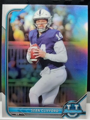 2022 Bowman U Chrome Refractor #69 Sean Clifford  Penn State Nittany Lions