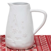 Ziabella Snowflake And Tree Pitcher on sale Ziabella Snowflake And Tree Pitcher on sale