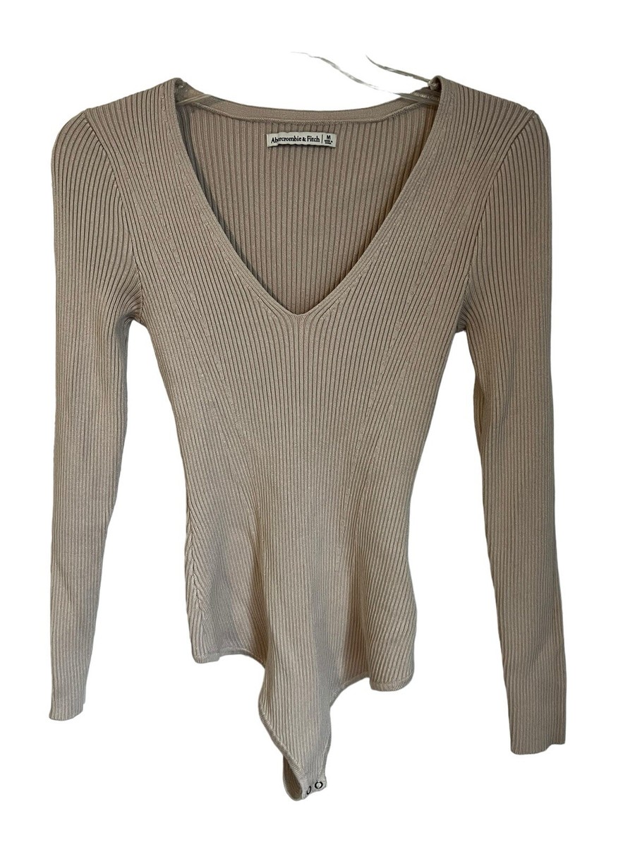 【louren】vneck knit body suit ベージュ Vneck knit body suit – louren store