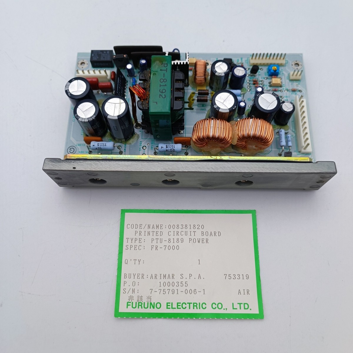 Furuno PCB PTU 8189 RT-8192 Printed Circuit Board Airmar Sonar