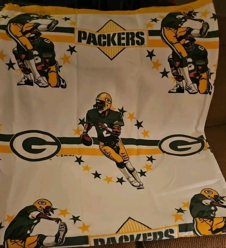 Vintage Green Bay Packer Blanket 90s Green Bay Packers Tapestry