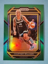 2023 Panini Prizm WNBA GREEN PRIZM Courtney Williams Chicago Sky #19