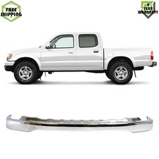 Front Bumper Face Bar Chrome Steel For 2001-2004 Toyota Tacoma Front Bumper Face Bar Chrome Steel For 2001-2004 Toyota Tacoma