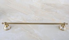 Antique Brass Bathroom Wall Mounted Towel Rack Holder Single Towel Bar aba573