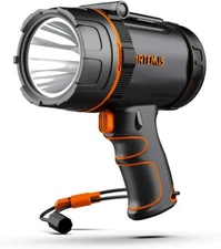 GOODSMANN Spotlight 1000 Lumen LED Boat Spotlight Waterproof of Rechargeable