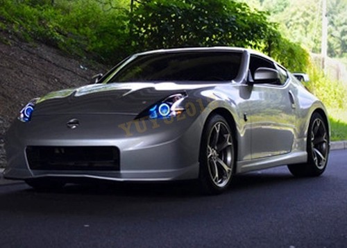 Anillo halo LED RGB para Nissan 370Z 09-17 faro ojo de ángel Bluetooth DRL lámpara - Imagen 2 de 12