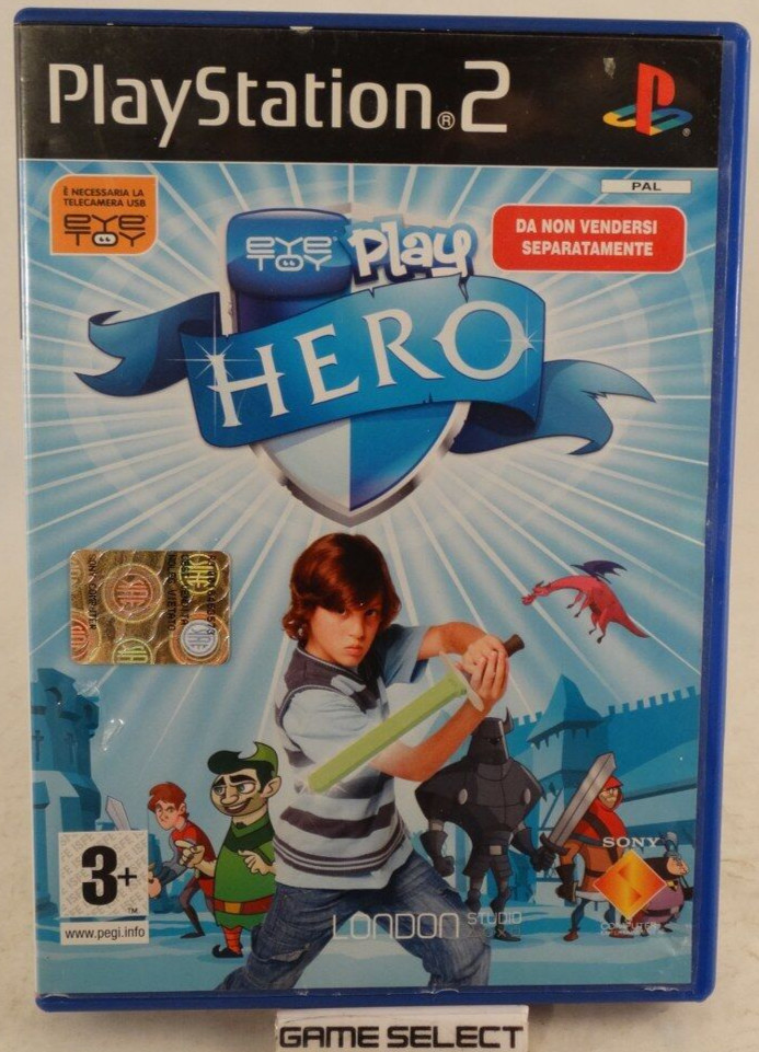 EyetoY Play HERO Eye Toy Sony PS2 Playstation 2 PAL - Original Complet
