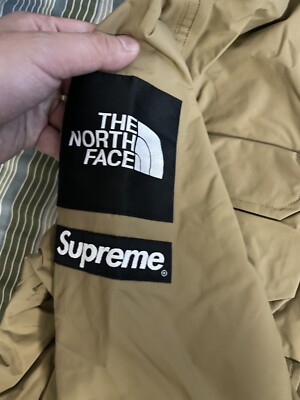 NWT Supreme The North Face Antique Bronze Tan Cargo Jacket SS20  