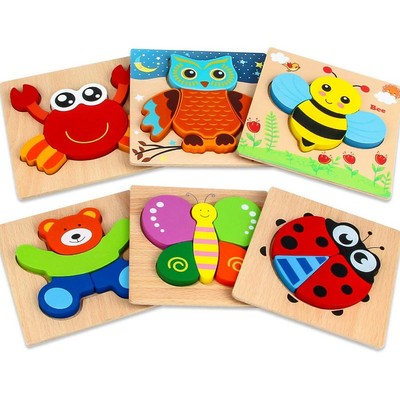 wooden puzzles for one year olds