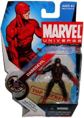 Marvel Universe Daredevil Action Figure MOC #008 S.H.I.E.L.D. Dark Variant RARE!