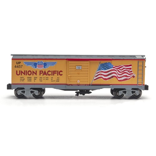 O Gauge Union Pacific Boxcar with Metal Trucks and Operating Couplers Train Car - Picture 10 of 16
