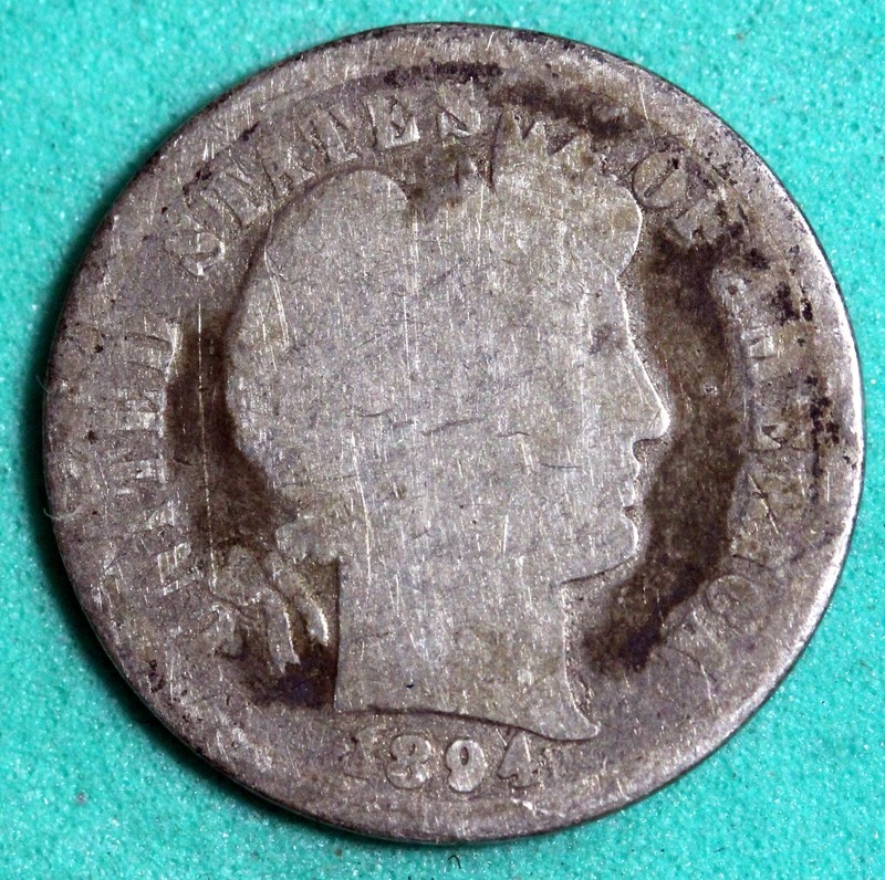ESTATE FIND 1894 - Barber Dime!!  #J20795