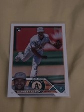 1024-2 2023 Topps Update RC Garrett Acton Oakland Athletics