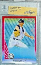 2015 LEAF PRE  PRODUCTION 1/1 PRISMATIC BGS 1/1 TYLER JAY PROOF