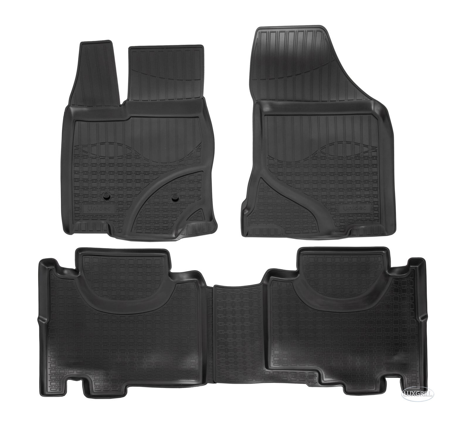Tapis de sol Ford Edge 2007-2014 étanche avec bac 3D antiboue