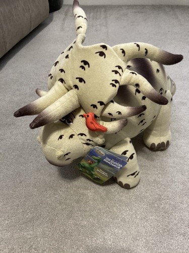 The Good Dinosaur Plush Cuddly Toy Forest Woodbush Disney Store Triceratops New - Picture 2 of 4