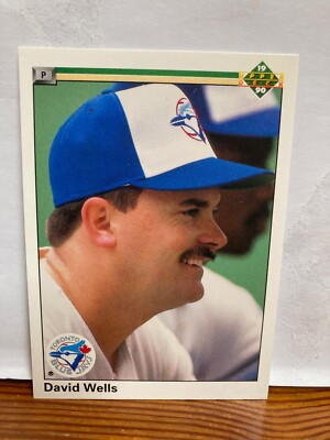 David Wells 1990 Upper Deck Baseball Card Karte Toronto Blue Jays