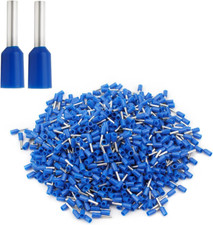 XHF 1000 PCS AWG 22/0.5Mm Wire Ferrules Insulated Copper Crimp Connectors, Crim