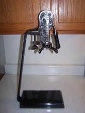 Vintage Legacy Frontgate Bar Top Wine Bottle Opener w/ Cork Screw & Granite Base