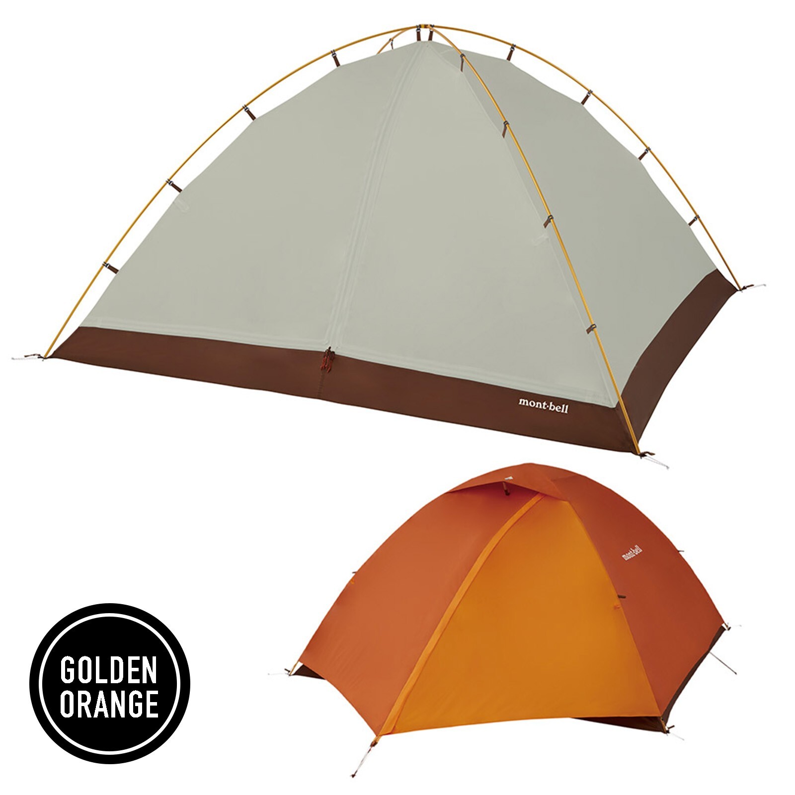 mont-bell Chronos Dome 4 Golden Orange GDOG 3-4 personas tienda de campaña Ja...