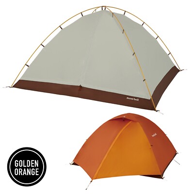mont-bell Chronos Dome 4 テント mont-bell Chronos Dome 4 Golden Orange GDOG 3-4 People Camping