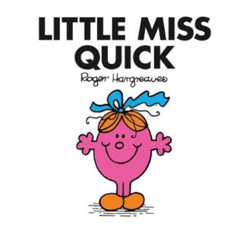 'Little Miss Quick' by Roger Hargreaves Paperback Book