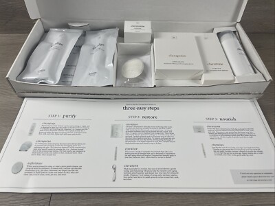 Dermaclara Set Youth Science Kit Treatment Restore Nourish Purify NEW
