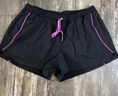 Fabletics Size  XXL/1X Activewear Shorts Black White Pink NEWItem is in new...