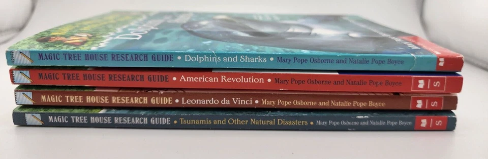 LOT 4 MAGIC TREE HOUSE BOOKS RESEARCH GUIDE Mary Osborne & Natalie Pope Boyce Foto 2 de 4