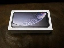 EMPTY BOX FOR IPHONE 10 XR 128 GB Box Only Black & Inserts Papers