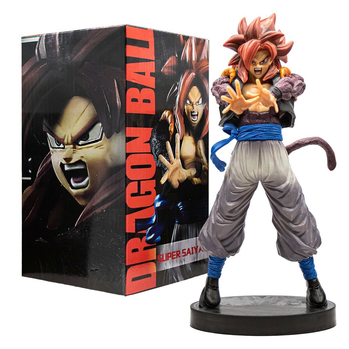 Gogeta Dragon fighster Super Saiyan 4 Figure Unbranded Includes Box Brand New!