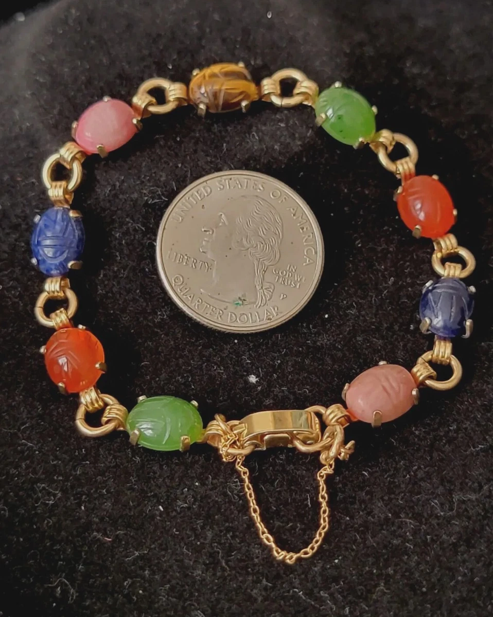 Krementz scarab best sale bracelet
