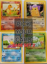 -Choose Your Card- Base Set 2 Pokemon Vintage WOTC HP, LP