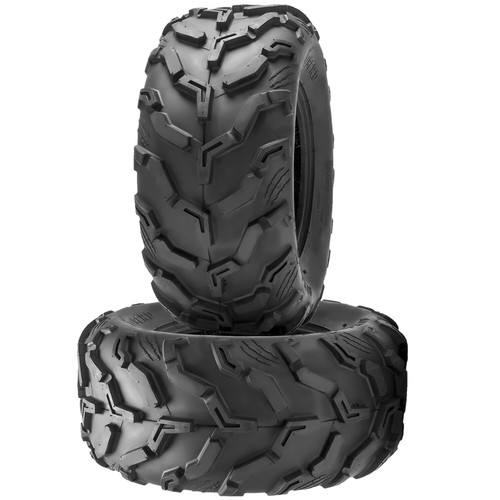 2 PACK 25x10-12 ATV Tires 6PR 25x10x12 UTV Tires 25 10 12 Rear All Terrain Tyres