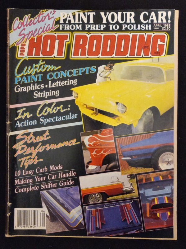 VINTAGE POPULAR HOT RODDING APRIL 1988 COLLECTOR'S SPECIAL EDITION VOL. 27 NO. 4
