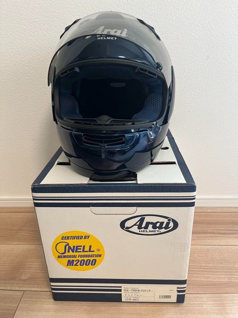 Arai RX-7 ⅳ Lサイズ 59〜60 Arai RX-7 ⅳ Lサイズ 59〜60 Arai RX-7 RR4 AOKI L Size