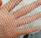 White Nylon Silk Nets Fishing Net Semi-Finished Products 5x5mm /10x10mm Mesh