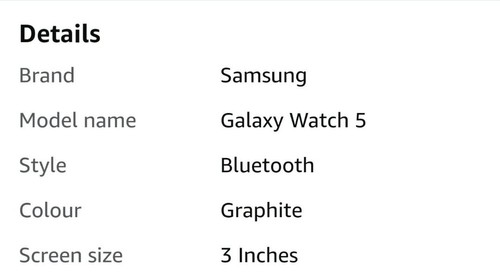 Samsung Galaxy Watch 5 SM-R915 44mm Graphite LTE (4G) Brand NEW - Picture 3 of 8