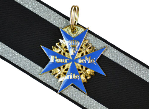 1. Weltkrieg Repro Deutsche BLUE MAX MEDAILLE Pour Le Merite Award Militärorden Hochwertig - Bild 1 von 1